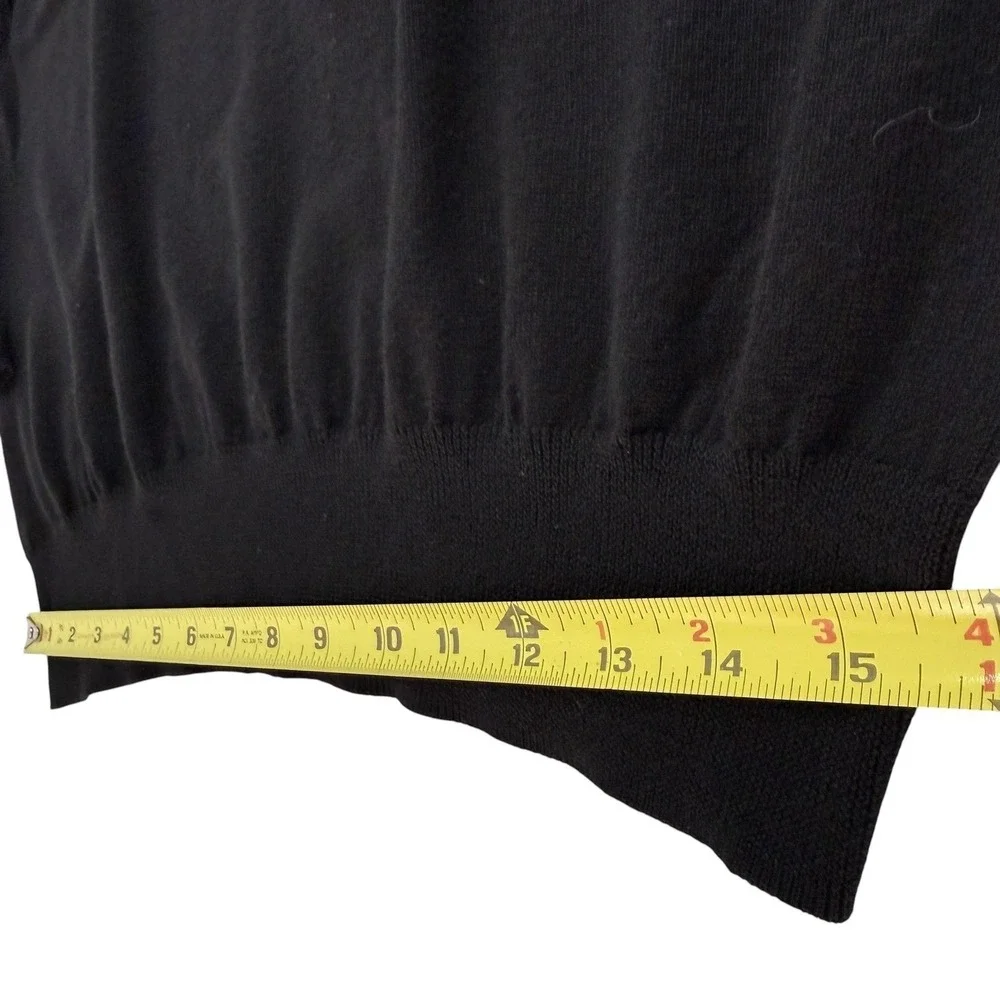 Peter Millar Mens Golf Sweater  XL V-Neck 100% Italian Merino‎ Wool Quiet Luxury